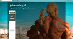 Desktop Screenshot of 3dmusclegirl.blogspot.com