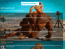 Tablet Screenshot of 3dmusclegirl.blogspot.com