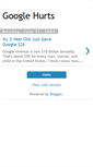 Mobile Screenshot of googlehurts.blogspot.com