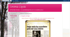 Desktop Screenshot of conciencialiquida.blogspot.com