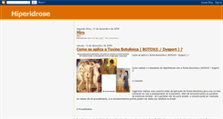 Desktop Screenshot of hiperidrosesuores.blogspot.com