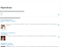 Tablet Screenshot of hiperidrosesuores.blogspot.com
