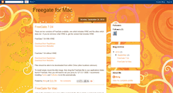 Desktop Screenshot of macfreegate.blogspot.com