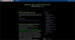 Desktop Screenshot of comitedelutteaix.blogspot.com