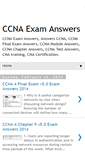 Mobile Screenshot of ccna-answers.blogspot.com