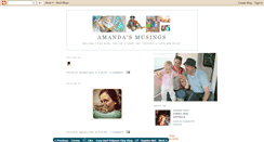 Desktop Screenshot of amandasmusings.blogspot.com