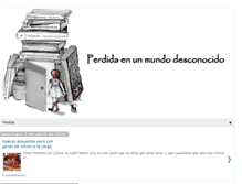 Tablet Screenshot of perdidaenunmundodesconocido.blogspot.com