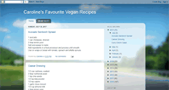 Desktop Screenshot of caroline-is-vegan.blogspot.com