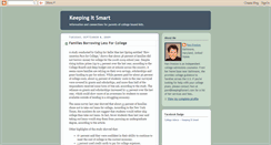 Desktop Screenshot of keepingitsmart.blogspot.com