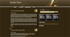 Desktop Screenshot of justhealthyideas.blogspot.com