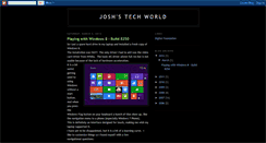 Desktop Screenshot of josherdmantech.blogspot.com