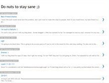Tablet Screenshot of donutstostaysane.blogspot.com