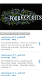 Mobile Screenshot of foodexploits.blogspot.com