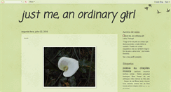 Desktop Screenshot of justme-anordinarygirl.blogspot.com