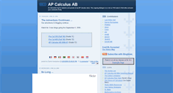 Desktop Screenshot of apcalc.blogspot.com