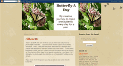 Desktop Screenshot of butterflyaday.blogspot.com