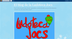 Desktop Screenshot of ludotecajocs.blogspot.com