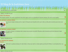 Tablet Screenshot of ludotecajocs.blogspot.com