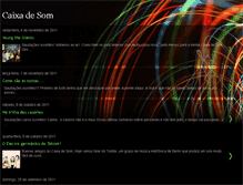 Tablet Screenshot of caixadesom.blogspot.com
