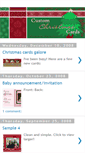 Mobile Screenshot of customchristmascards.blogspot.com