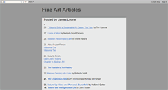 Desktop Screenshot of fineartarticles.blogspot.com