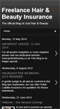 Mobile Screenshot of freelancehairandbeautyinsurance.blogspot.com