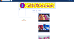 Desktop Screenshot of little-blue-chicken.blogspot.com