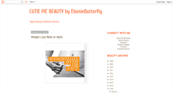 Desktop Screenshot of cutiepiebeauty.blogspot.com