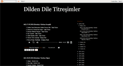 Desktop Screenshot of dildendiletitreimler.blogspot.com