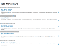 Tablet Screenshot of malaarchitektura.blogspot.com