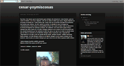 Desktop Screenshot of cesar-yoymiscosas.blogspot.com