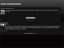 Tablet Screenshot of cesar-yoymiscosas.blogspot.com