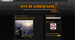 Desktop Screenshot of erredeunderground.blogspot.com