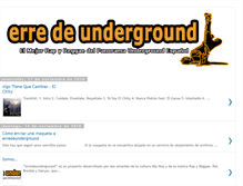 Tablet Screenshot of erredeunderground.blogspot.com