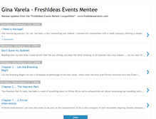 Tablet Screenshot of ginafreshideasevents.blogspot.com