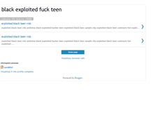 Tablet Screenshot of black-exploited-fuck-teen.blogspot.com