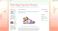 Desktop Screenshot of nike-high-tops-for-women.blogspot.com