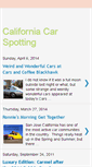 Mobile Screenshot of californiacarspotting.blogspot.com