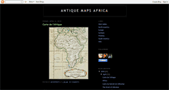 Desktop Screenshot of antiquemapsafrica.blogspot.com