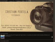 Tablet Screenshot of cristianportela.blogspot.com