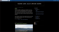 Desktop Screenshot of hanneandjulieupsidedown.blogspot.com