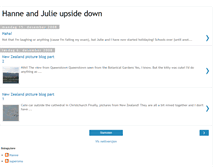 Tablet Screenshot of hanneandjulieupsidedown.blogspot.com