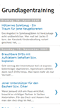 Mobile Screenshot of grundlagentraining.blogspot.com