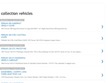 Tablet Screenshot of collectionvehicles.blogspot.com