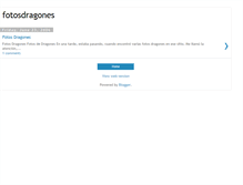 Tablet Screenshot of fotosdragones.blogspot.com
