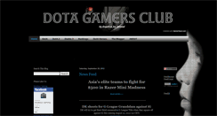 Desktop Screenshot of dotagamersclub.blogspot.com