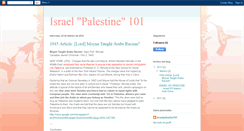 Desktop Screenshot of israelpalestine101.blogspot.com