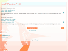 Tablet Screenshot of israelpalestine101.blogspot.com