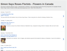 Tablet Screenshot of flower-delivery-in-canada.blogspot.com