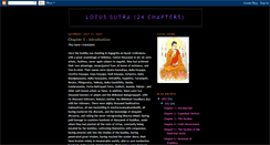 Desktop Screenshot of lotussutra24chapters.blogspot.com